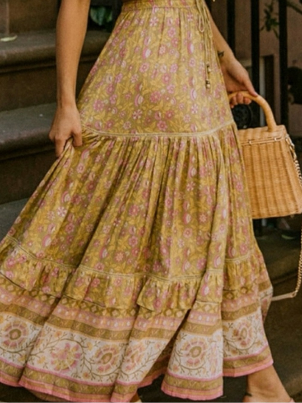 Spell & Gypsy -Dahlia Maxi Skirt - Bronze - Picture 1 of 8